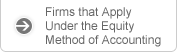 Firms that Apply Under the Equity Method of Accounting