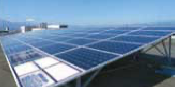 画像：太陽光発電設置